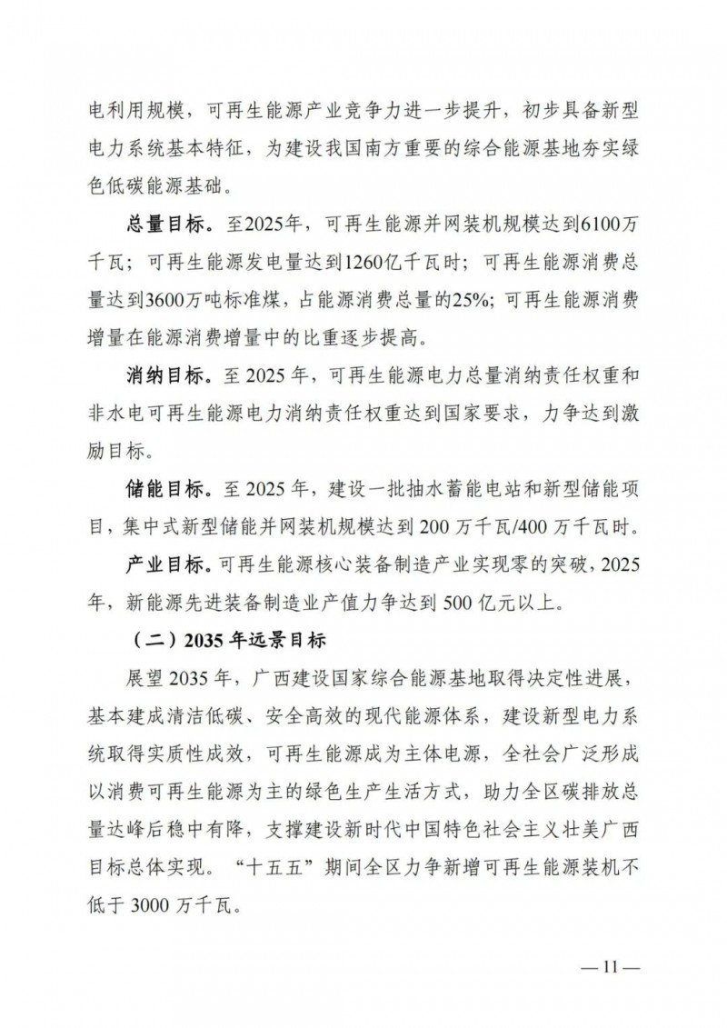 廣西“十四五”規(guī)劃：大力發(fā)展光伏發(fā)電，到2025年新增光伏裝機(jī)15GW！