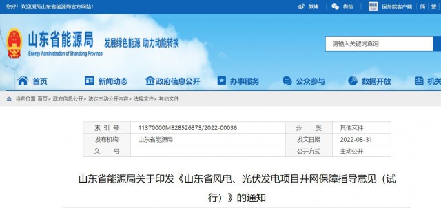 山東：將儲能配比作為風(fēng)光項目并網(wǎng)最優(yōu)先條件，分布式光伏直接保障并網(wǎng)！