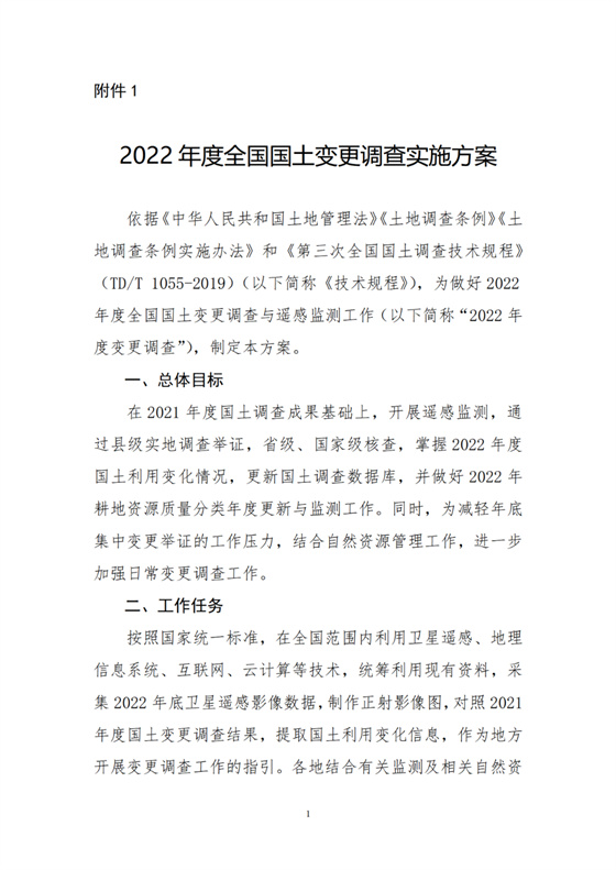 自然資源部：?jiǎn)?dòng)2022年全國(guó)國(guó)土變更調(diào)查，梳理占用耕地情況